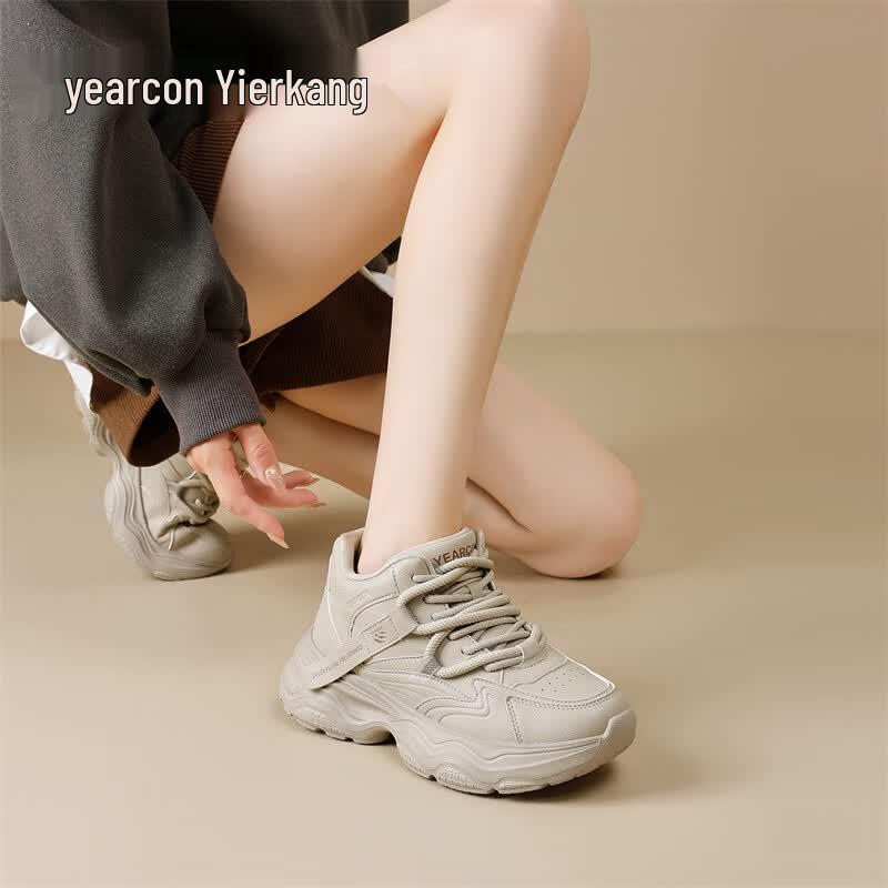 Yierkang Women s Classic Chunky Dad Sneakers 38
