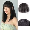 Synthetic Short Straight Fake Bangs Hairpiece Wig Clip In Bangs Hair Extension Air Bangs Natural Wig For Women Use