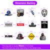 Cybersecurity Hackers Network Security Engineers Stickers Cracker Firewall Anonymous Waterproof Decal For Laptop Phone Bottles
