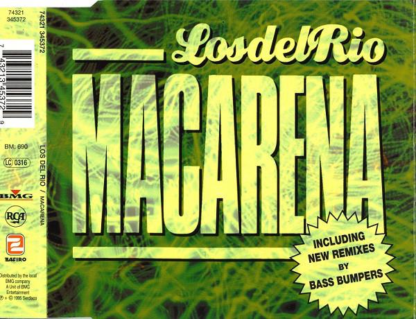 

CD LOS DEL RIO - Macarena 74321345372 RCA 1996 Australia Dance & Electronica Used