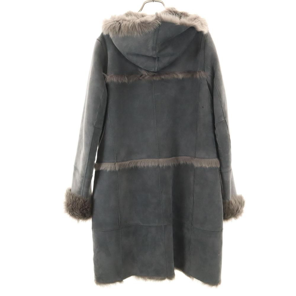 Banana Republic With real fur Mouton coat S gray Women Used