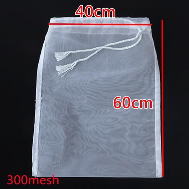 3 Bags Nut Milk Bag Commercial Reusable Almond Milk Bag Strainer Fine Mesh Nylon Cheesecloth Cold Brew Coffee Filter 300 Mesh