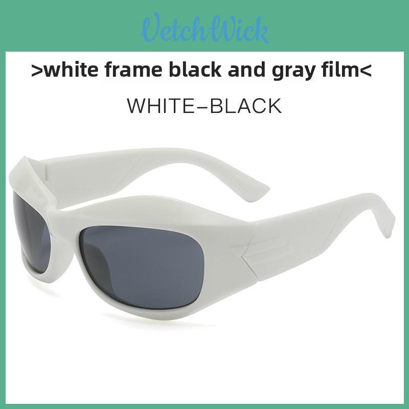 Punk Hiphop Trendy Sunglasses With Polycarbonate Lenses For Streetwear And Outdoor Activities