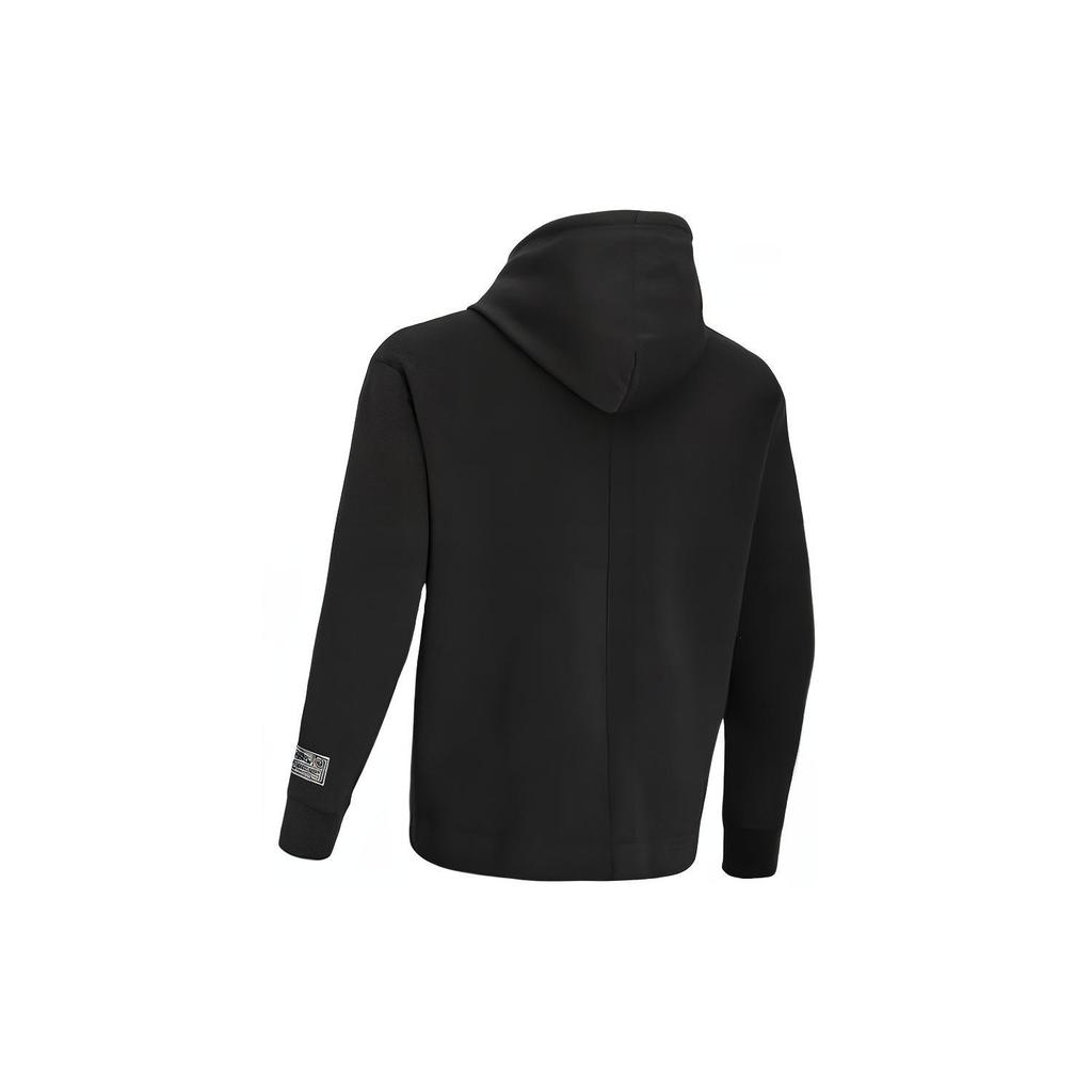 Under Armour Sweatshirts Men's Black Hooded Moderate Cardigan 1379051-001