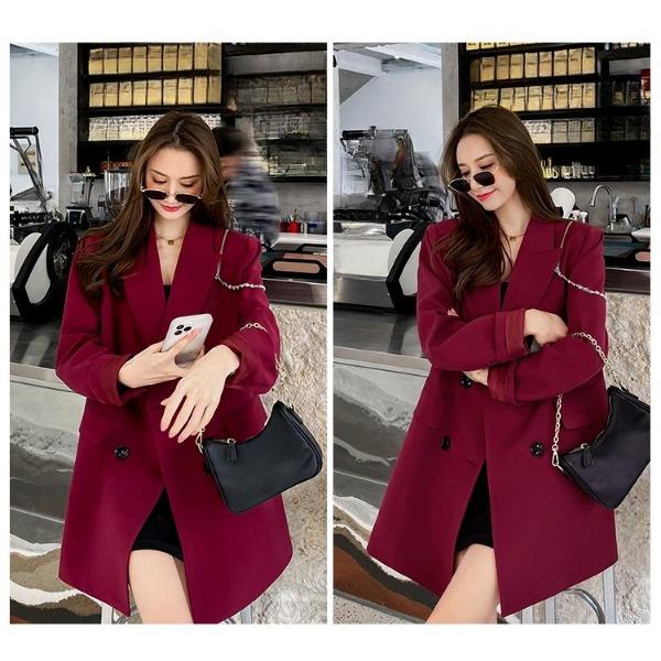 Show Your Sophistication and Style with This Unique Autumn/Winter Suit Jacket for Women