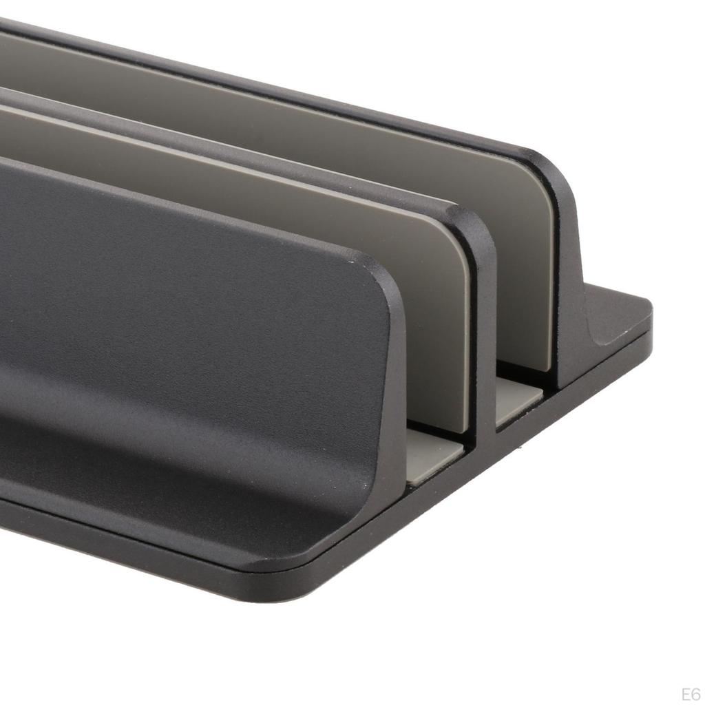 Adjustable Laptop Stand Slots for book PC Desk Holder Anti-scratch, Engineered Stability