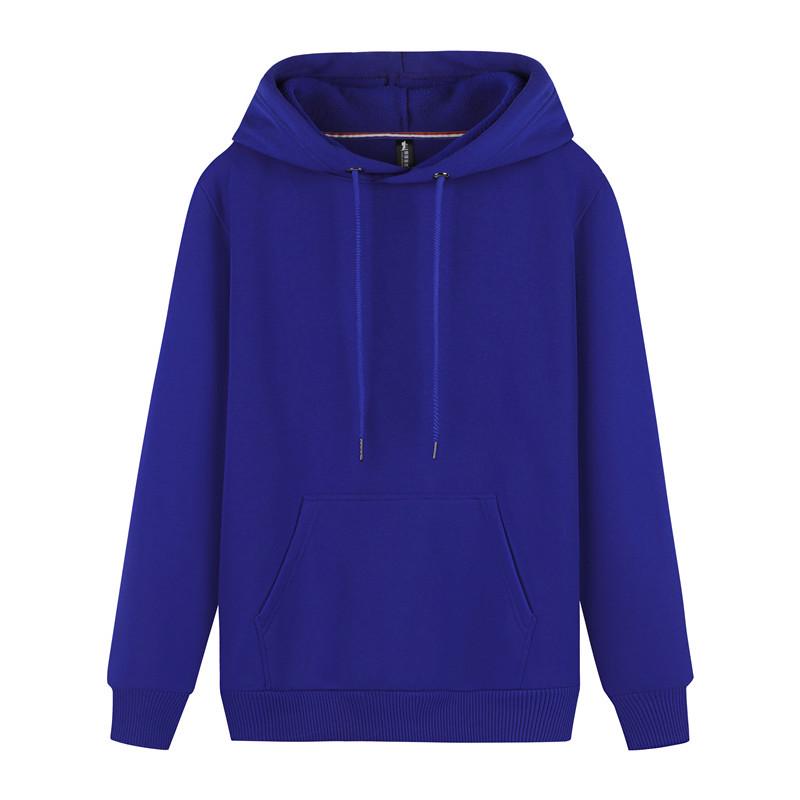 Men s Thick Warm Fleece Hooded Sweatshirt – Customizable Couple Style for Team Building L