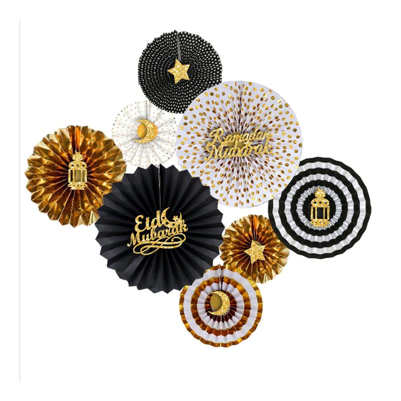 Eid Mubarak Muslim Wall Decoration Ramadan Diy Paper Wall Decorations Islamic Festive Decor Eid Al-Fitr Decorations