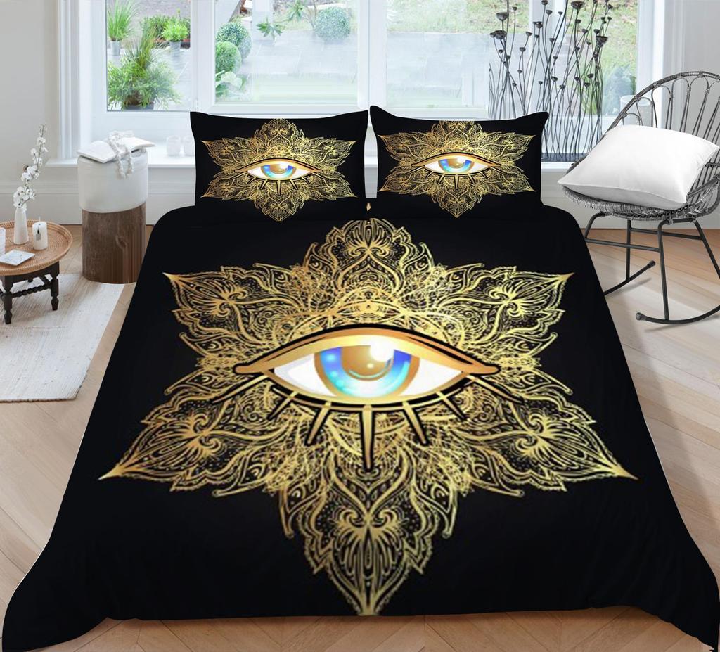 Duvet Cover Set Bohemian Quilt Cover Unique Design Home Bed 3D Queen Size Bedding Boy Girl Bedding Cover Set