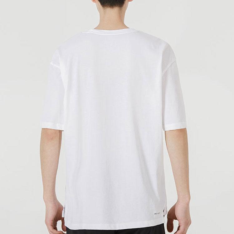 Jordan American Retro Logo Print Sports Crew Neck Short Sleeve SS22 T-Shirt Men Tops White DH8922-100