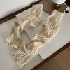 Knitted Scalloped Leg Warmers Women Cute Ribbed Scrunch Slouch Leg Warmers Retro Warm Winter Leg Sleeves for Party Dating Wear