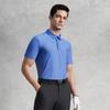 New FILA Golf Series Polo Shirt Men's Blue Pluto A11M535108FBU