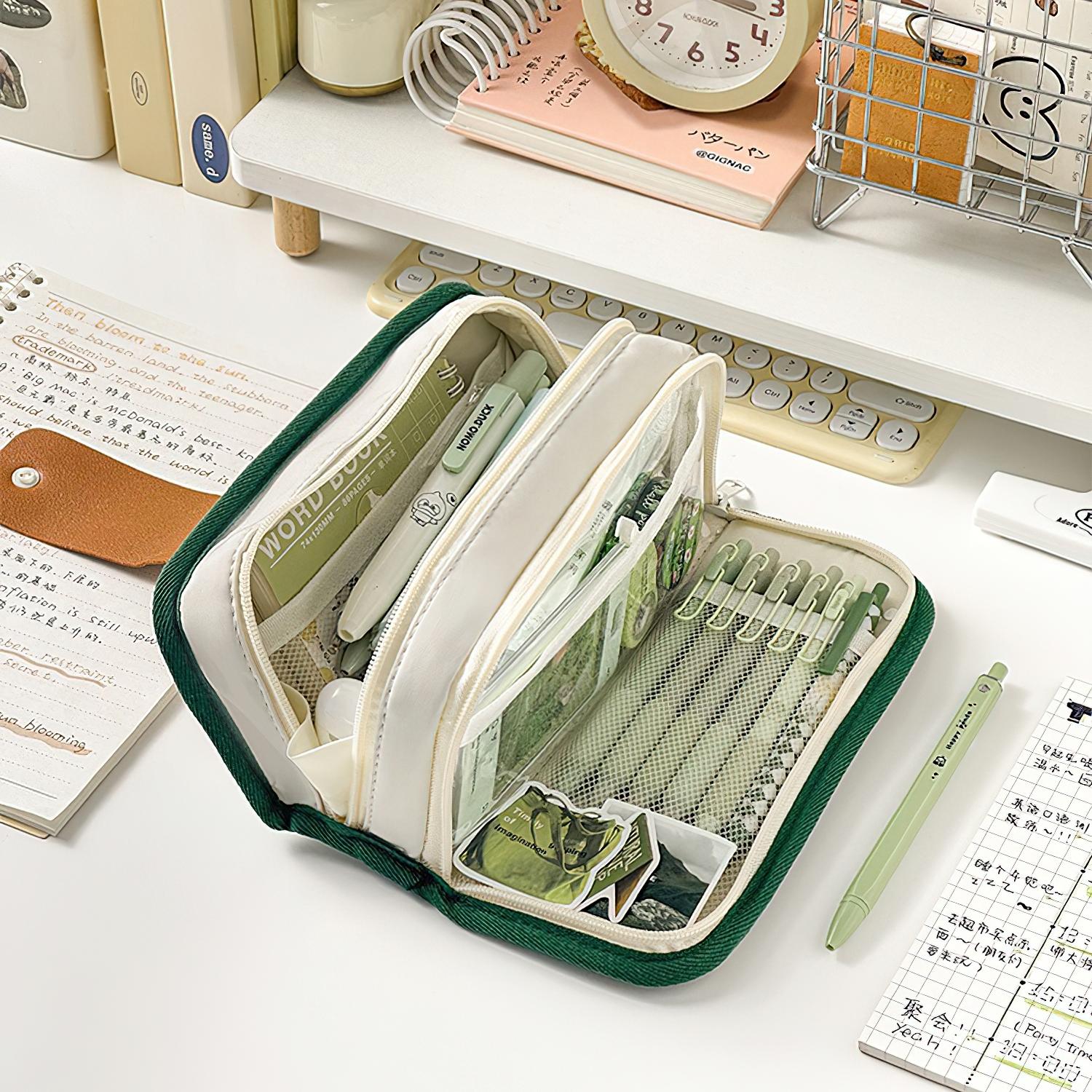 Ретро-цветная сумка-карандаш для ручек — фото 7