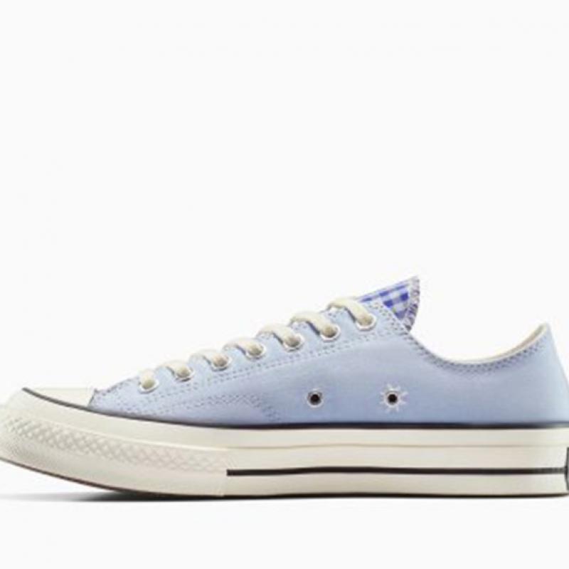 Converse Upcycled Chuck 70 Chambray Gingham Blue A10611c