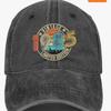 Washed old baseball cap cap