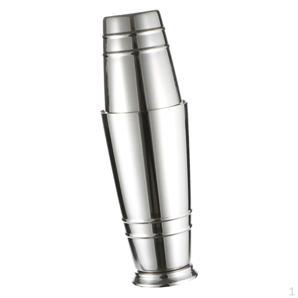 

Набор шейкеров для коктейлей из двух предметов Pro Martini Drink, серебристый