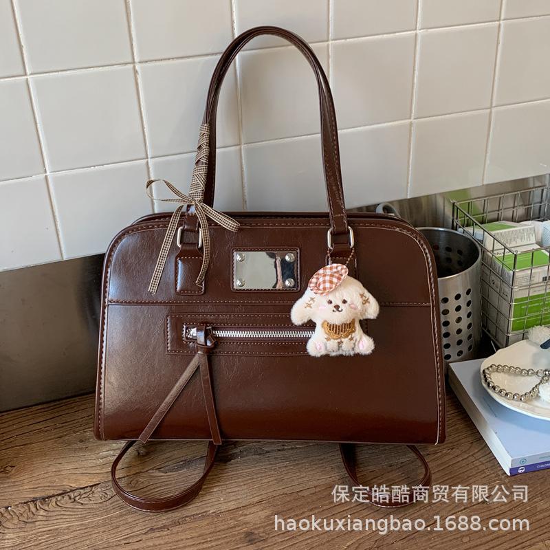 Premium Women's Backpack 2025 New Commuter Backpack College Student Class Schoolbag Single Shoulder Messenger Tote Bag