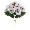 Artificial Pansy Flowers UV Resistant Fake Flowers Reusable Faux Pansy Flowers Bundle for Vase Garden Porch Patio Indoor Outdoor Home Decor