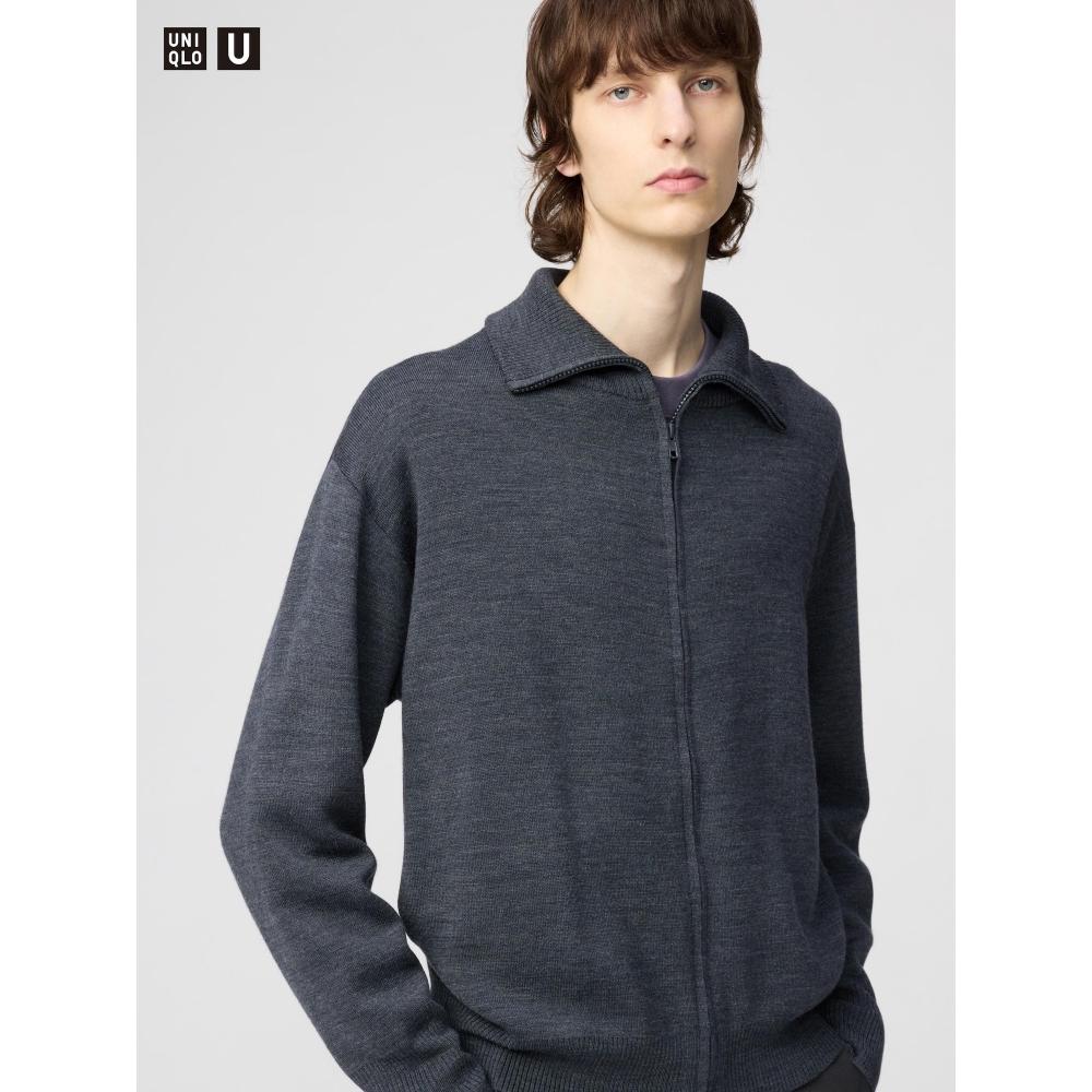 Uniqlo Double Face Zip Up Jacket
