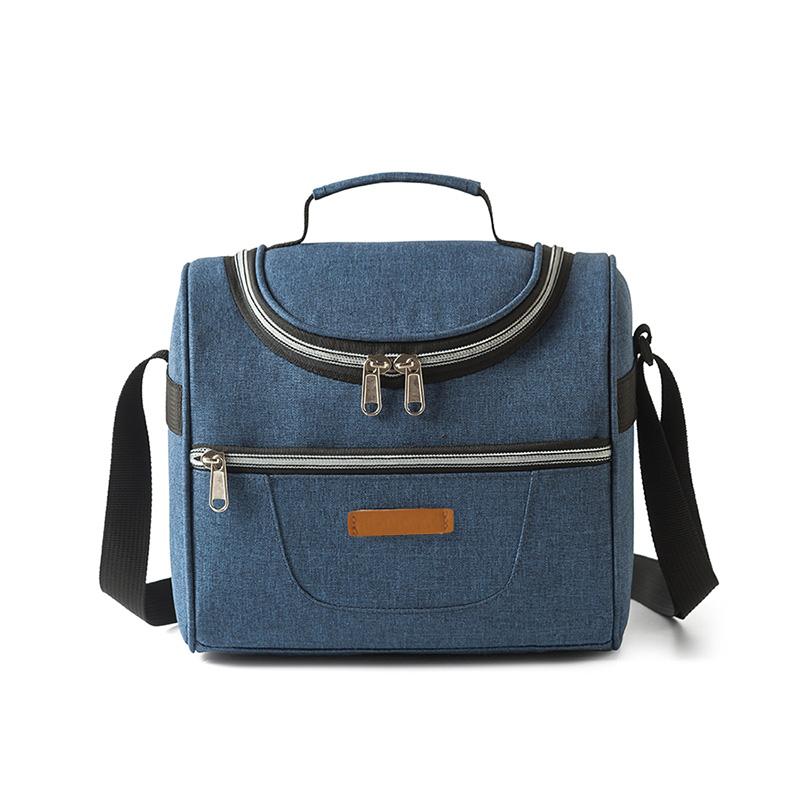 New Cartoon Printing Tote Cooler Lunch Bags Portable Outdoor Picnic Office School Insulation Bag with Shoulder Strap