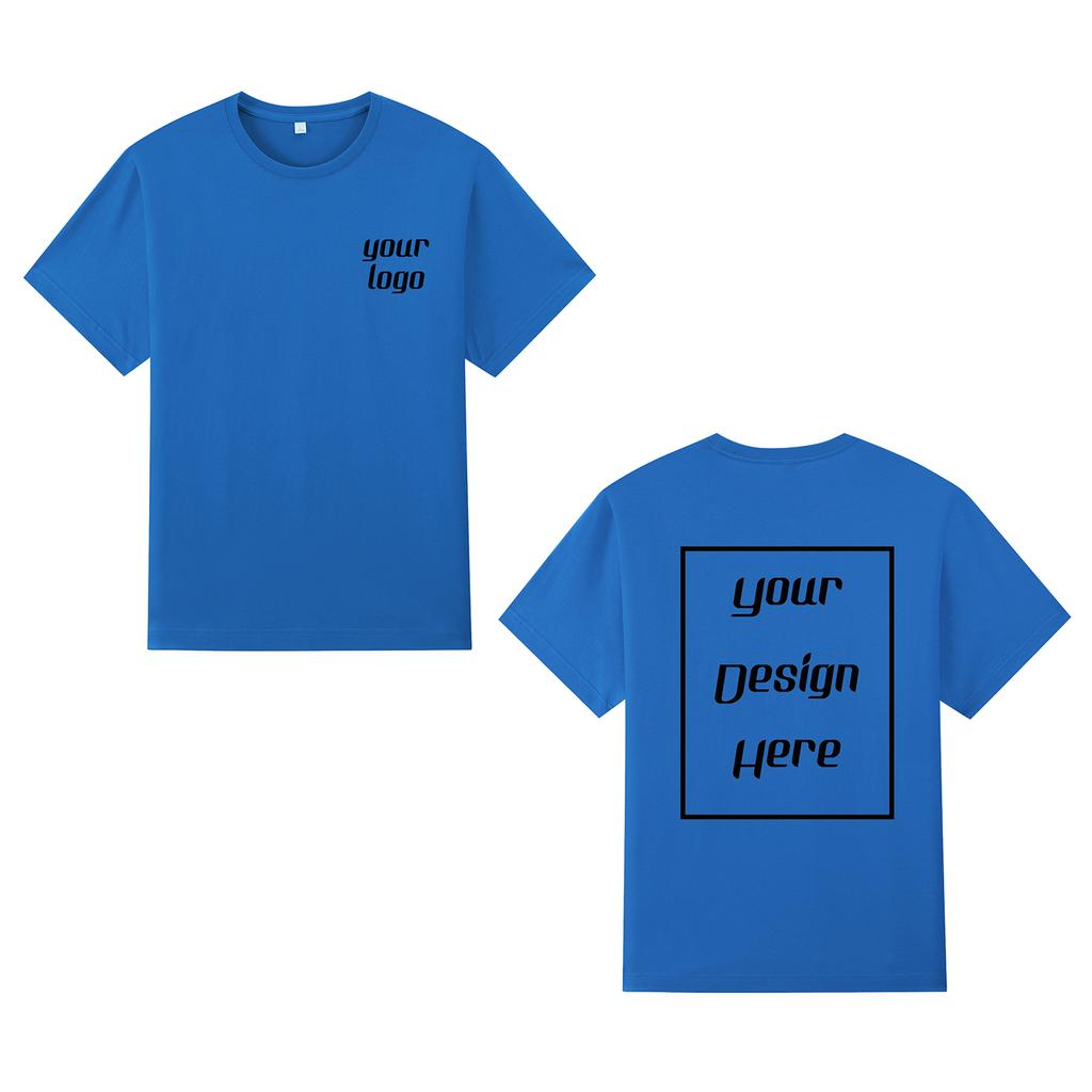 Streetwear Tilpasset Mønstertrykk T-skjorte Harajuku Casual O-hals Topp Korte Ermer Unisex 100% Bomull Gruppe T-skjorte