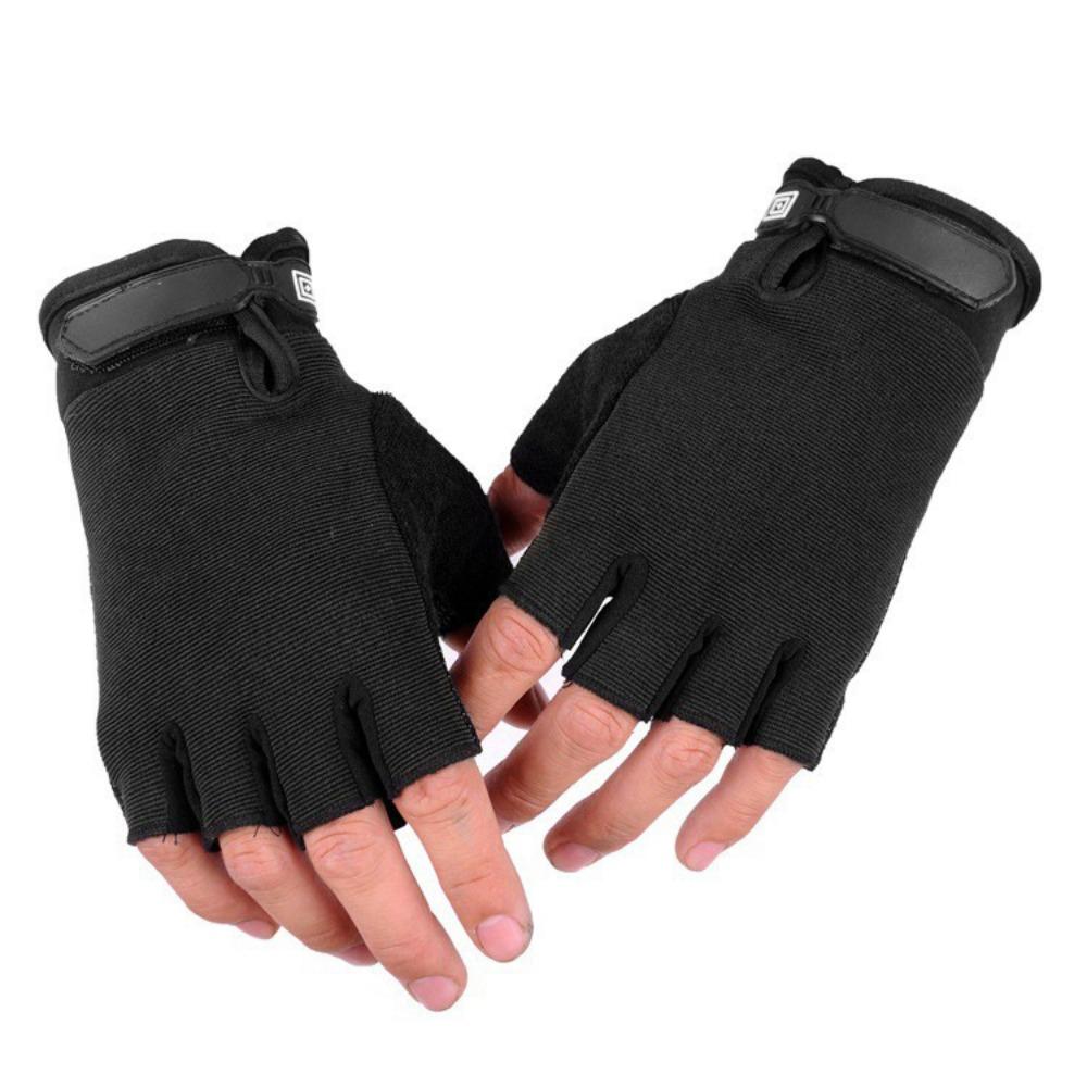 Radfahren Halbfingerhandschuhe Taktische Handschuhe Atmungsaktiv Rutschfest Tau Finger Studenten Männlich und Weiblich Dünne Outdoor-Sport-Handschuhe