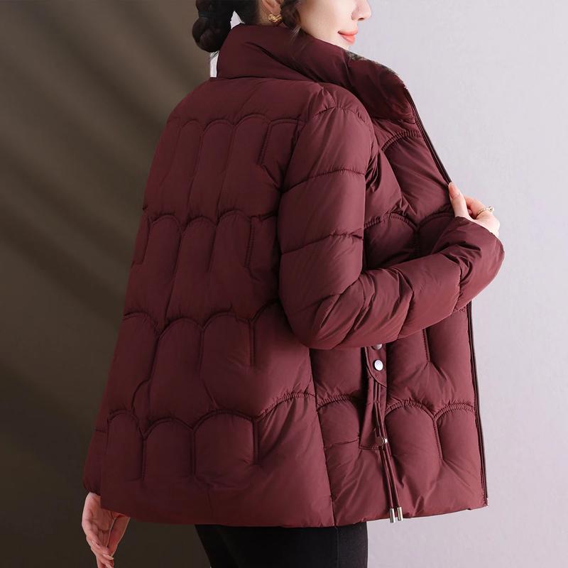Women's Winter Quilted Padded Jacket for Mature Ladies