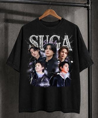 SUGA T Shirt, Min Yoongi Graphic Tee, Agust D Shirt, Kpop Fan Gift, Army Shirt, Vintage Unisex Concert Tee