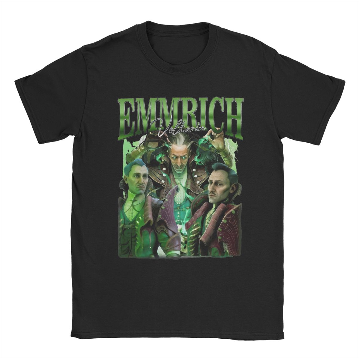 

Men s T-Shirt Emmrich Volkarin Funny 100% Cotton Tees Short Sleeve Dragons Ages T Shirt Crewneck Tops New Arrival 5XL різнокольоровий