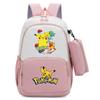 Pokemon Cartoon Printed Backpack Pencil Bag Elementary School Student Junior School Bag Backpack
