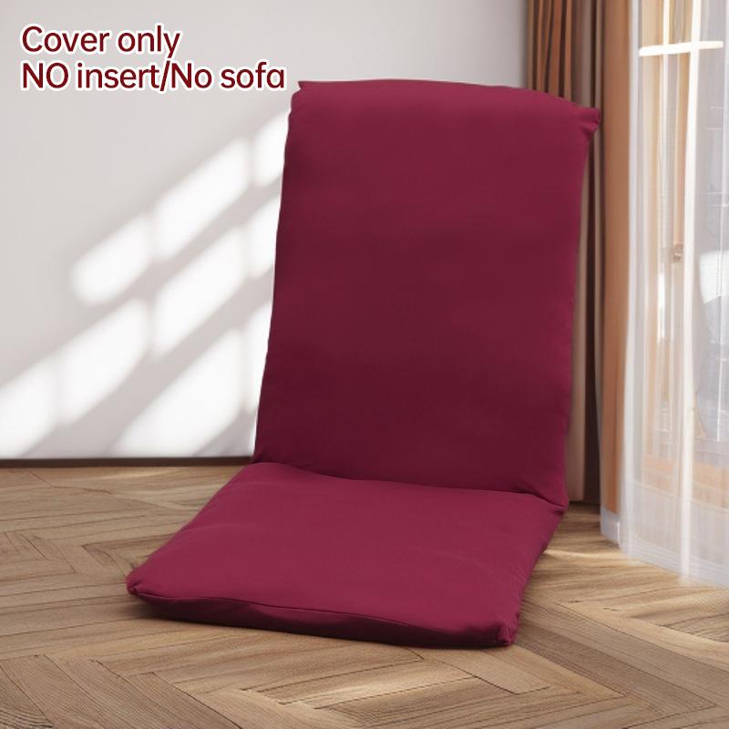 Folding Tatami Seat Cover Single Floor Bed Sofa Slipcover Household Foldable Relax Lounge Recliner Slipcover (Only Cover )