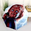 1 buc Umbrelă Chucky Horror cu Deschidere/Închidere Automată, Umbrelă Pliabilă, Umbrelă de Călătorie Compactă Portabilă, Cadou de Ziua de Naștere/Crăciun pentru Bărbați și Femei L1110y38