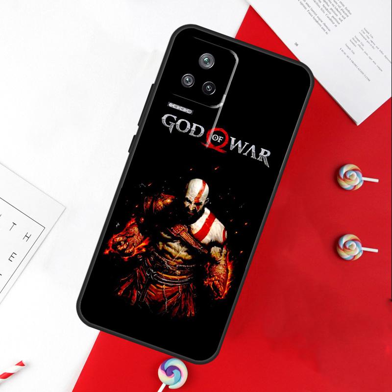 God of War Game Case For Xiaomi 13 12 Lite 12X 11T 12T Pro Cover For POCO F5 X5 X3 Pro X4 F4 GT F3 C40 M5s