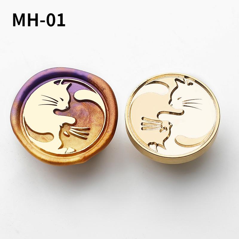 1PC 3cm Wax Seal Metal Copper Head DIY Crafts People and Animals Series Seal Wax Seal Envelope Wedding Invitation Wax Seal