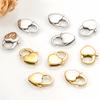 Stainless Steel Lobster Clasps Hook Connectors Heart Shape for DIY Jewelry Necklaces Bracelets Making Findings Accessories