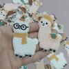 Adesivi in Stoffa Ricamati con Alpaca Cartone Animato Carino  Adesivi Decorativi, Molto Adatti per Vestiti, Scarpe, Cappelli, Cappotti, Sciarpe, Decorazione di Zaini