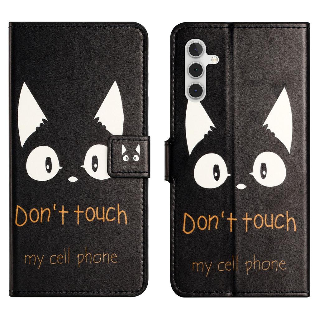 For Samsung Galaxy S24 FE Case Wallet PU Leather Flip Phone Cover Pattern Printing