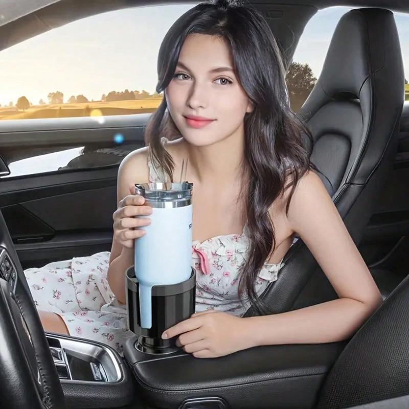 Car Cup Holder Extender Adapter with Offset Adjustable Base, Cup Holder Beverage Holder for Car