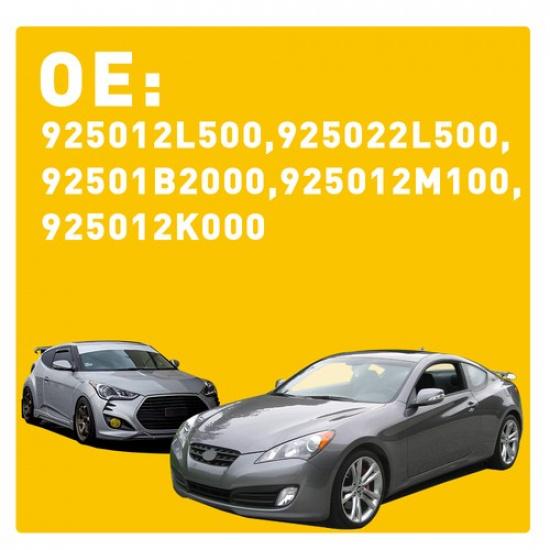 For 10-19 Kia Soul / Veloster 2D Genesis White License SMD LED Plate Lights Pair