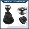 6 Speed Gear Shift Knob with Dust Cover for Mini Cooper R56 2006-2012 / Front Stick Shifter Lever Knob/Durable Plastic / 1 Pcs Black Stylish Design