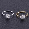 1Pc Small Thin Clear  Flower Nose Ring Charm Nose Ring Jewelry