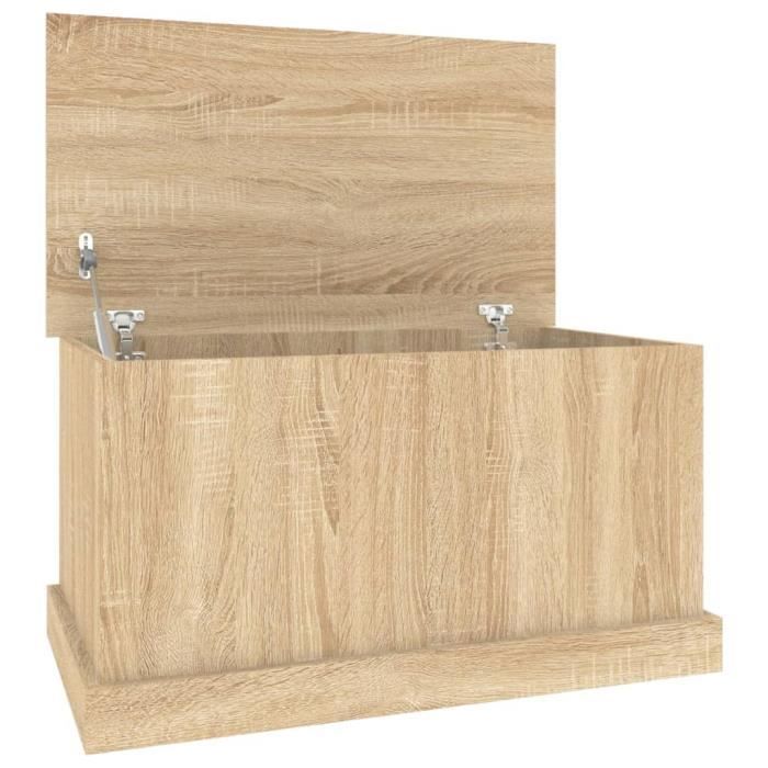 VidaXL Storage Box Sonoma Oak 70x40x38 Cm Engineered Wood 816507