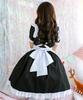 Milky Time Maid Costume, Classic Style, Short Sleeves, Knee-Length, Long, Halloween, Classic 3-Piece Set
