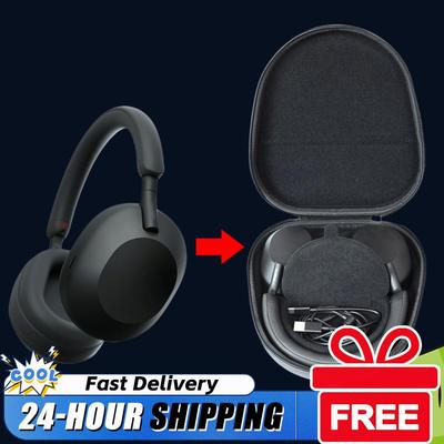 Hard Carrying Case for Sony WH-1000XM5 Headphone Shockproof Anti-Drop Protective Hard Case EVA Anti-Scratch Travel Carry Bag