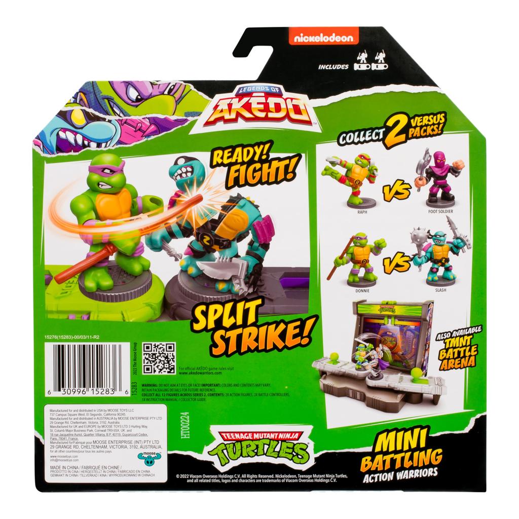 AKEDO TMNT S3 Versus Pk Donatello Vs Slash