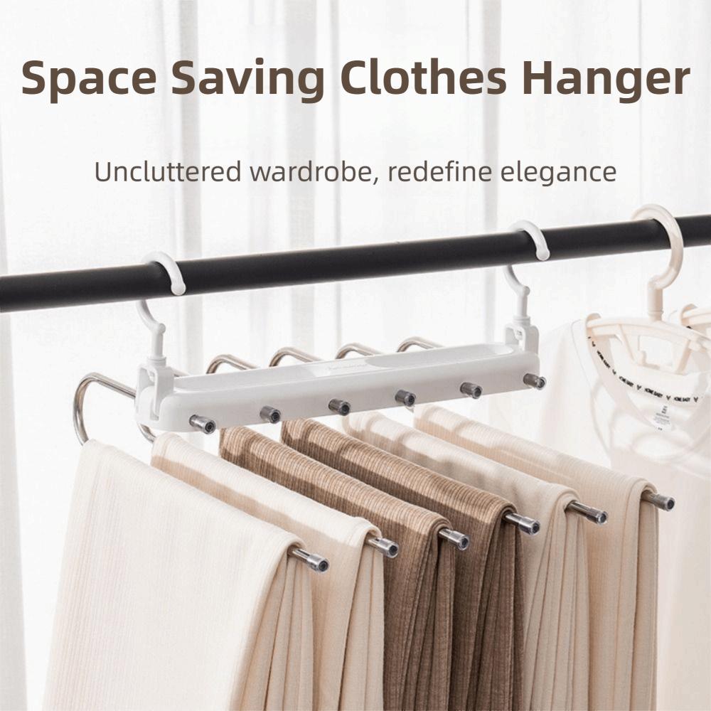 Прочные складные вешалки для брюк, вращающаяся сушилка для одежды, вешалки для брюк, хранение в шкафу
