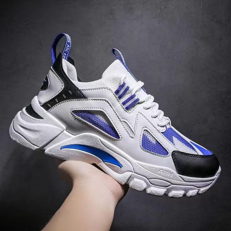 

Новая модная дышащая повседневная обувь удобная спортивная обувь универсальная обувь для бега мужская обувь на платформе кроссовки для папы 44