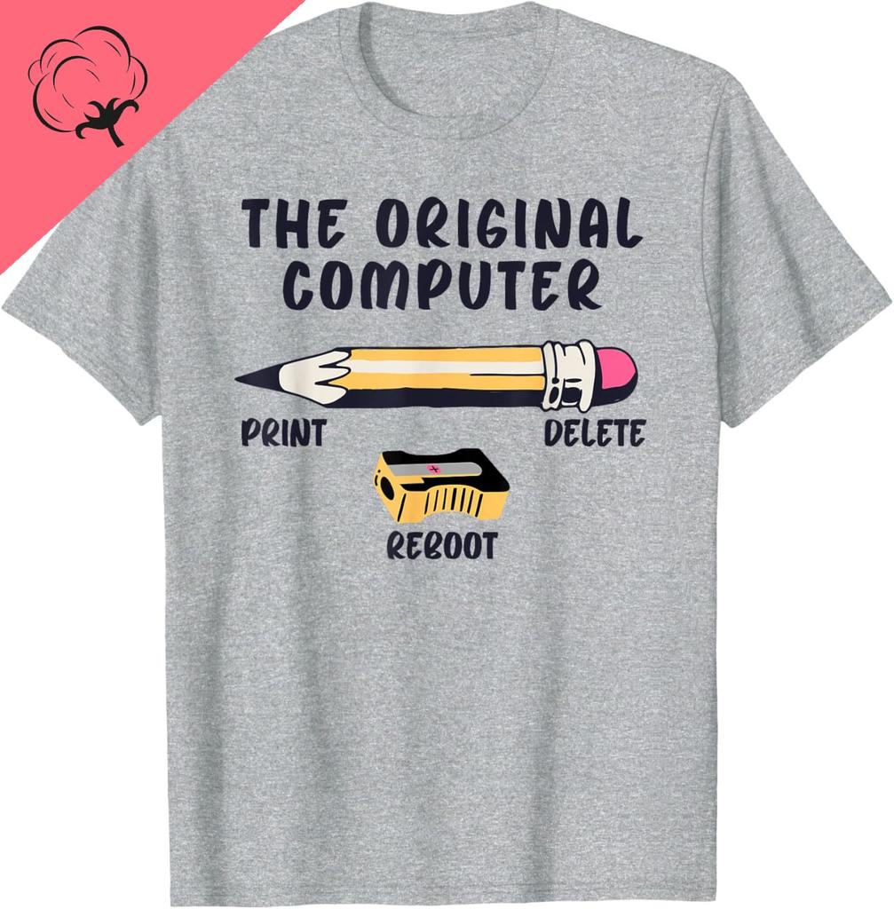 Das Original-Computer-Sarkastisch Lustig IT-Techniker Druck Löschen T-Shirt