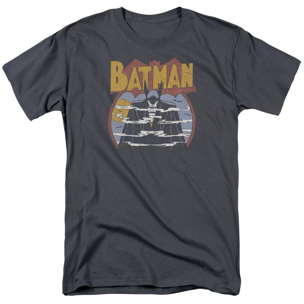 Batman Foggy T Shirt Licensed Comic Book Tee Black XXL