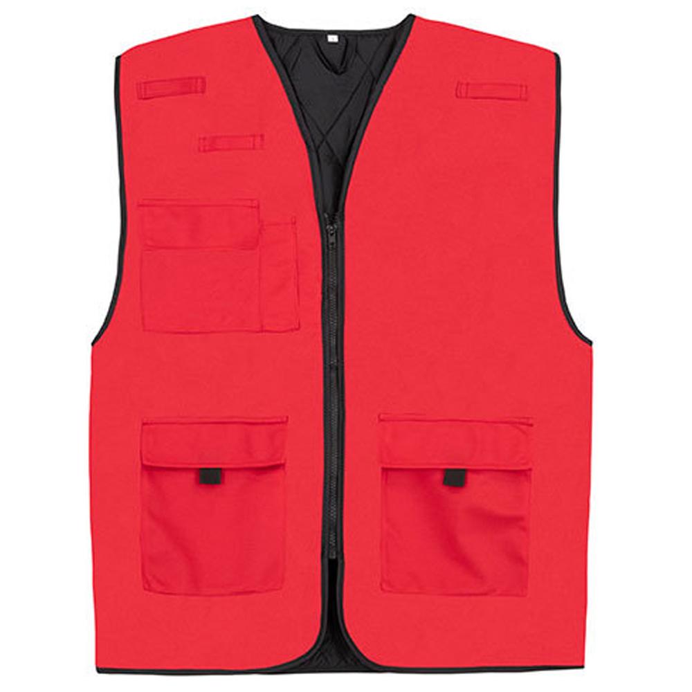 Korntex Mens Kiel CO² Neutral Padded Multi-Functional Work Hi-Vis Vest